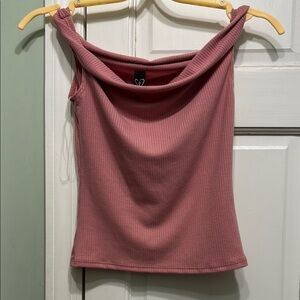 COPY - Elegant Pink Off-Shoulder Top